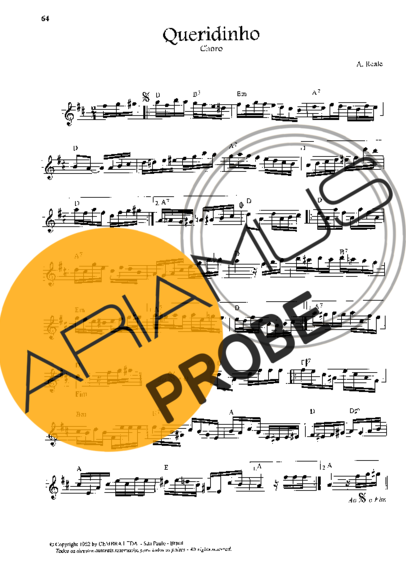 A. Reale  score for Violine