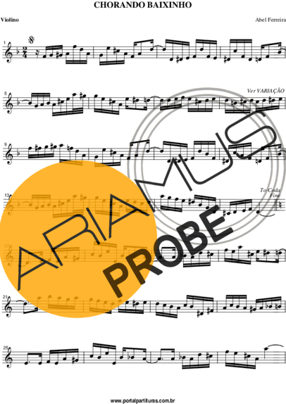 Abel Ferreira  score for Violine