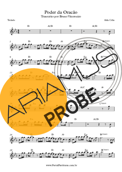 Alda Célia Poder da Oração score for Keys