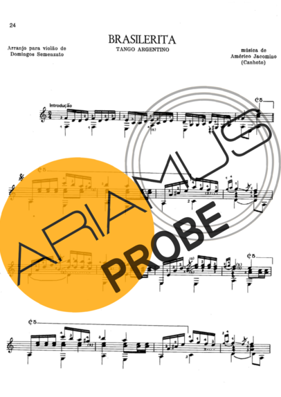 Américo Jacomino Brasilerita score for Akustische Gitarre