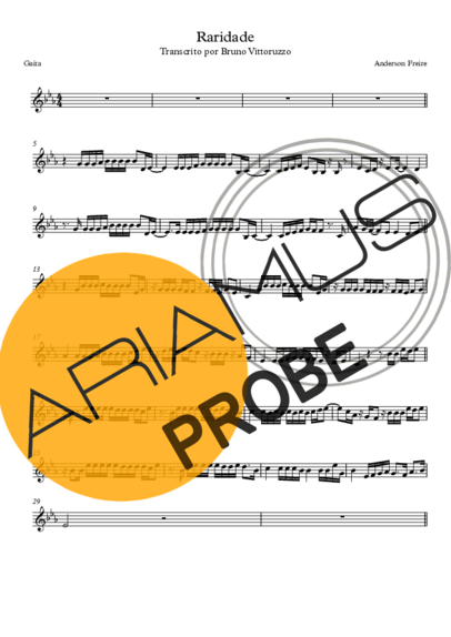 Anderson Freire Raridade score for Mundharmonica