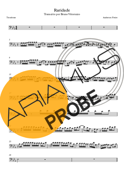 Anderson Freire Raridade score for Posaune