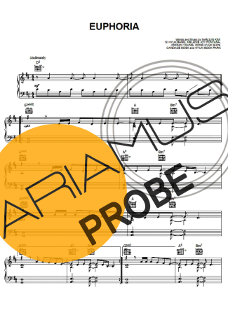 BTS Euphoria score for Klavier