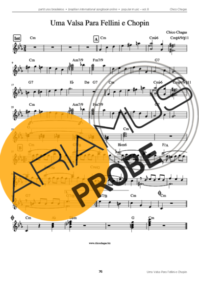 Chico Chagas Uma Valsa Para Fellini E Chopin score for Akkordeon