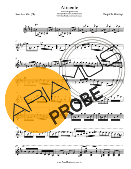 Chiquinha Gonzaga Atraente score for Alt-Saxophon