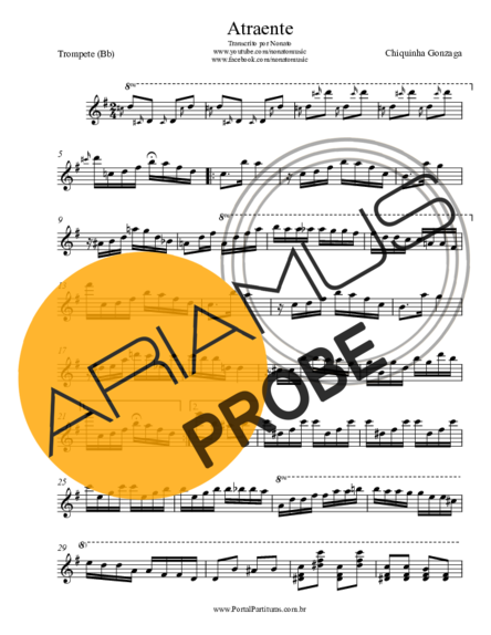 Chiquinha Gonzaga Atraente score for Trompete