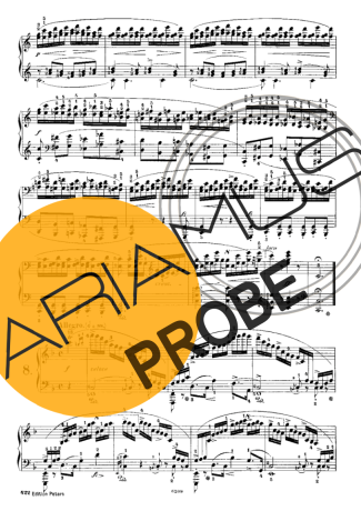 Chopin Étude 8 Op. 10 score for Klavier