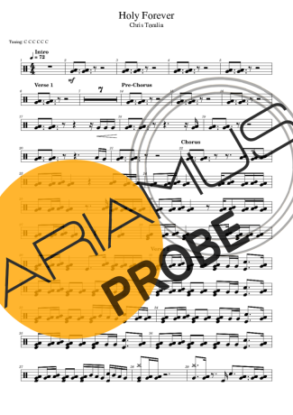 Chris Tomlin Holy Forever Partituren für Schlagzeug