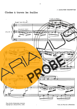 Claude Debussy Images 2ème Série score for Klavier