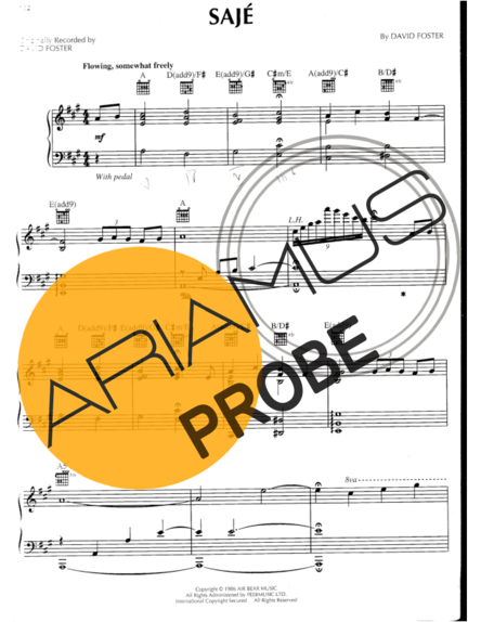 David Foster Sajé score for Klavier