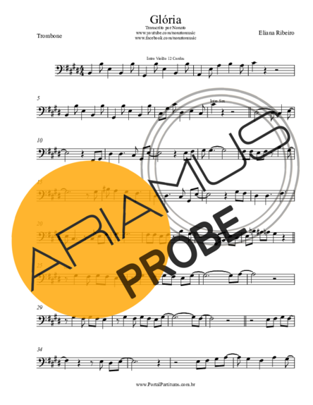 Eliana Ribeiro Glória score for Posaune