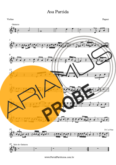 Fagner Asa Partida score for Violine
