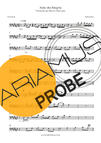 Falamansa Xote Da Alegria score for Posaune