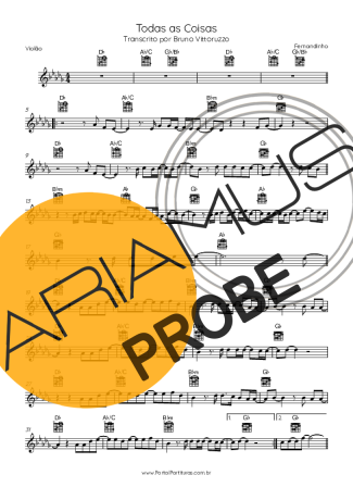 Fernandinho Todas As Coisas score for Akustische Gitarre
