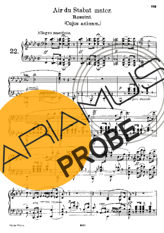 Franz Liszt 2 Transcriptions D Après Rossini S.553 score for Klavier