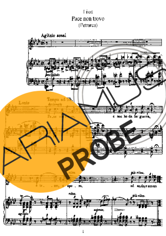 Franz Liszt 3 Sonetti Del Petrarca S.270 score for Klavier