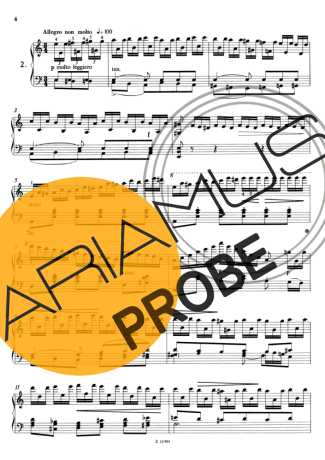 Franz Liszt Étude En Douze Exercices S.136 Nº02 score for Klavier
