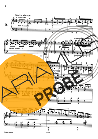 Franz Liszt Études D´exécution Transcendante S.139 (Etude 2) score for Klavier