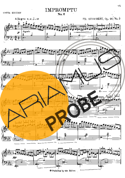 Franz Liszt Schubert_s Impromptus 2 S.565b score for Klavier