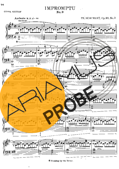 Franz Liszt Schubert_s Impromptus 3 S.565b score for Klavier