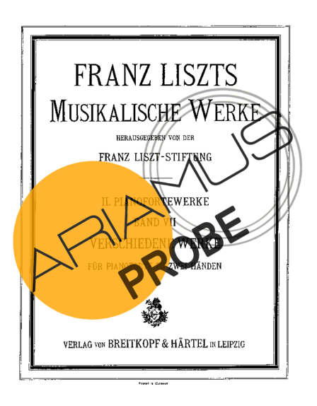 Franz Liszt Variation On A Waltz By Diabelli S.147 score for Klavier