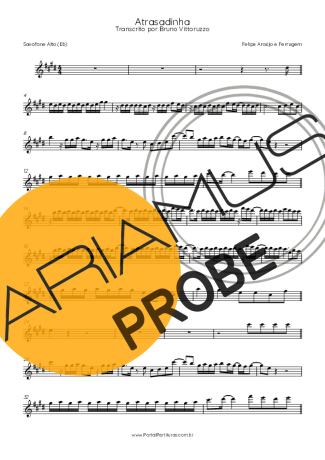 Felipe Araújo e Ferrugem Atrasadinha score for Alt-Saxophon