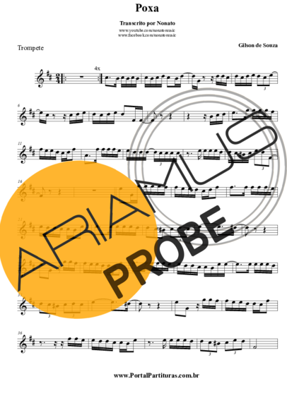 Gilson de Souza Poxa score for Trompete