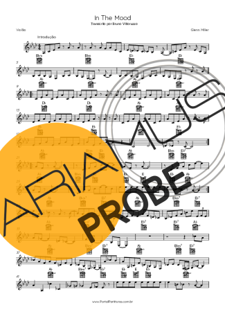 Glenn Miller In The Mood score for Akustische Gitarre