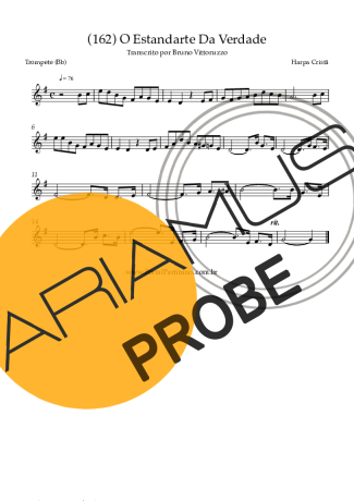 Harpa Cristã (162) O Estandarte Da Verdade score for Trompete