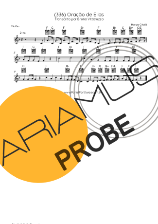 Harpa Cristã  score for Akustische Gitarre