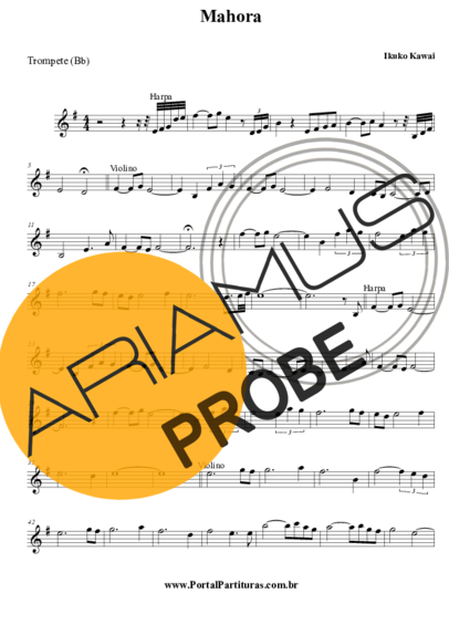 Ikuko Kawai Mahora score for Trompete