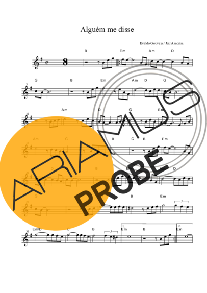 Jair Amorim e Evaldo Gouveia  score for Tenor-Saxophon Sopran (Bb)