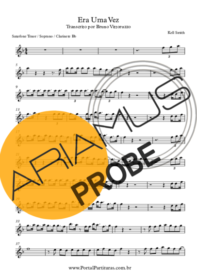 Kell Smith Era Uma Vez score for Tenor-Saxophon Sopran (Bb)