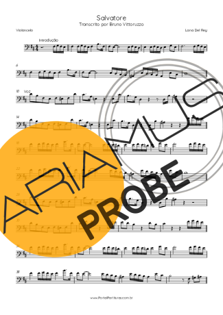 Lana Del Rey Salvatore score for Cello