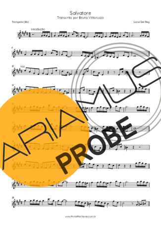 Lana Del Rey Salvatore score for Trompete