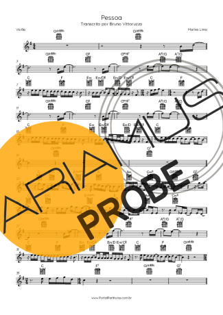 Marina Lima Pessoa score for Akustische Gitarre