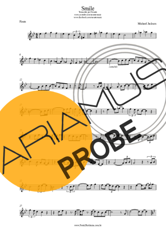 Michael Jackson Smile score for Floete