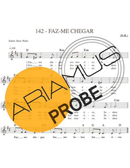 Catholic Church Music (Músicas Católicas) Faz-me Chegar score for Keys