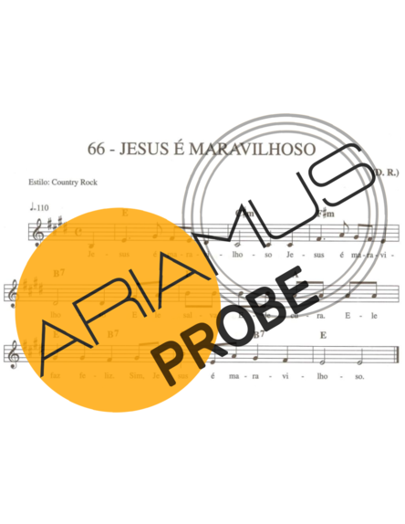 Catholic Church Music (Músicas Católicas) Jesus É Maravilhoso score for Keys
