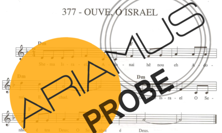 Catholic Church Music (Músicas Católicas) Ouve Ó Israel score for Keys