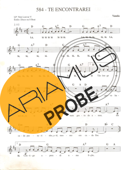 Catholic Church Music (Músicas Católicas) Te Encontrarei score for Keys
