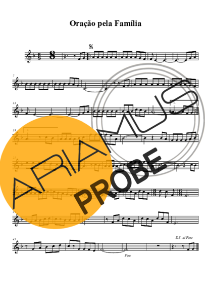 Padre Zezinho Oração Pela Família score for Tenor-Saxophon Sopran (Bb)