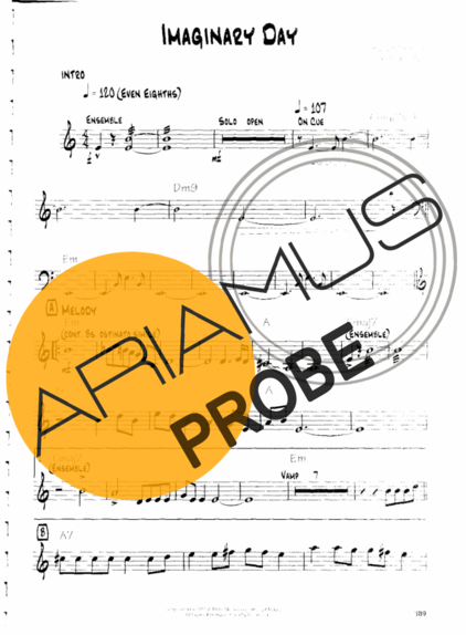 Pat Metheny Imaginary Day score for Gitarre