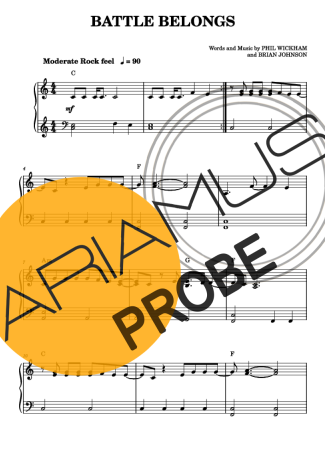 Phil Wickham Battle Belongs Partituren für Klavier