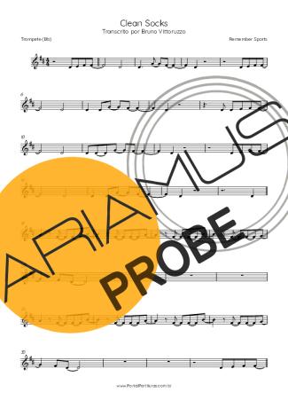 Remember Sports Clean Socks Partituren für Trompete