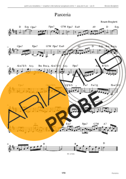 Renato Borghetti Parceria score for Akkordeon