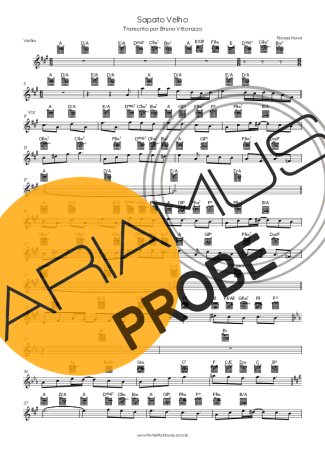 Roupa Nova Sapato Velho score for Akustische Gitarre