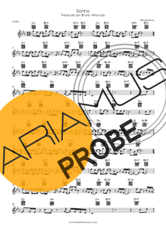 Roupa Nova Sonho score for Akustische Gitarre