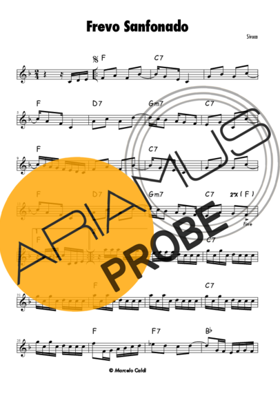 Sivuca Frevo Sanfonado score for Akkordeon