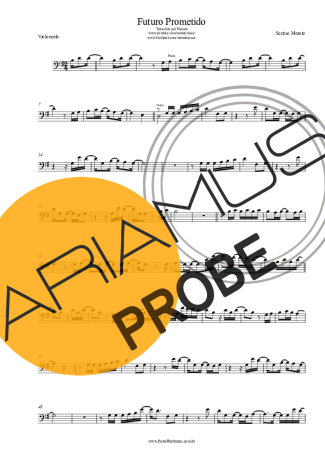 Sorriso Maroto Futuro Prometido score for Cello